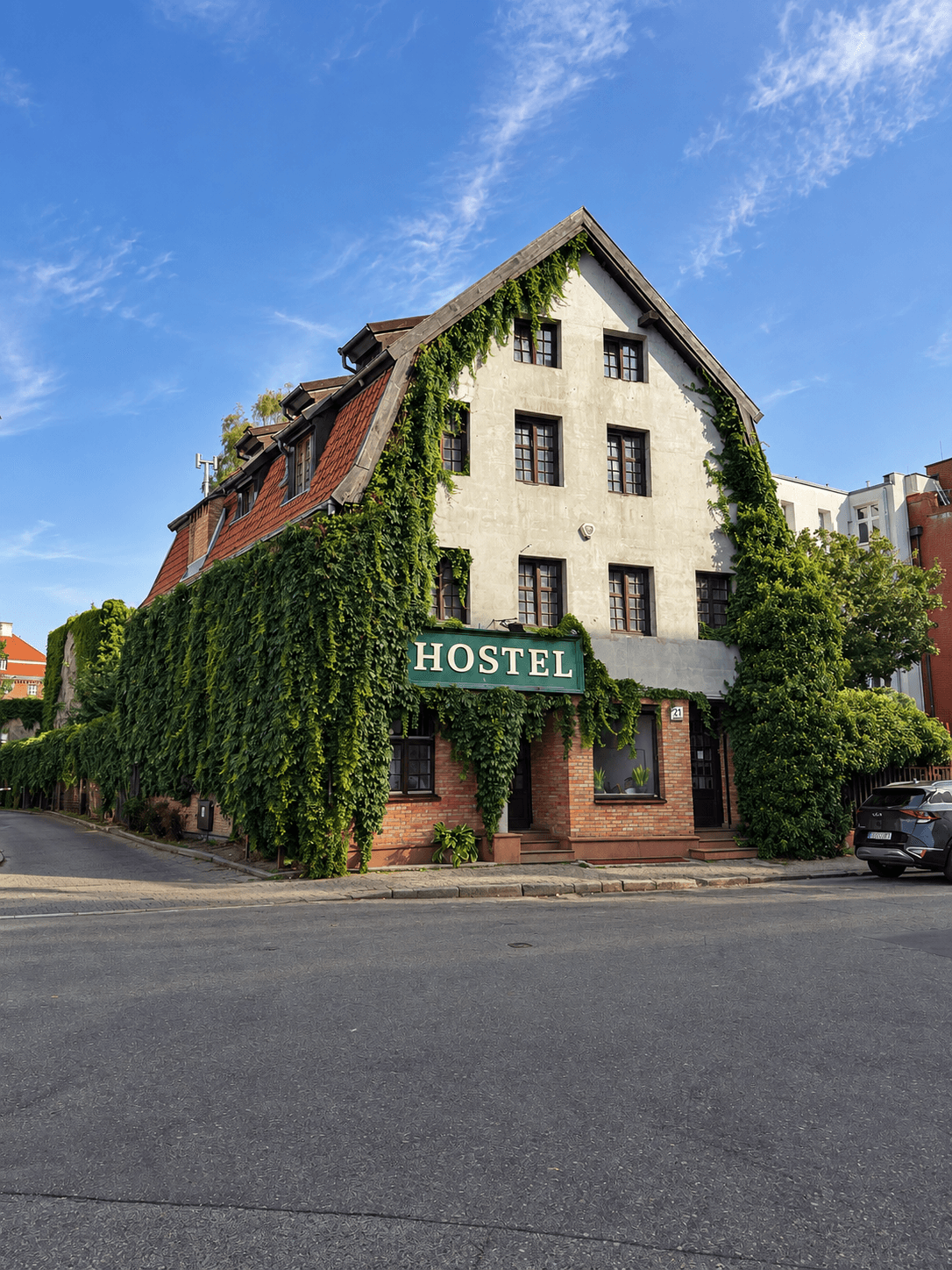 Klasyczny hostel turystyczny dla backpackerów, podróżników i grup.